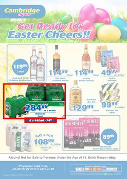 Cambridge Liquor Gauteng : March Month End (20 Mar - 5 Apr 2019), page 1