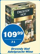 Drostdy Hof Adelpracht Wine-3Ltr