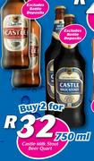 Castle Milk Stout Beer Quart-2 x 750ml