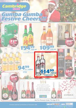 Cambridge Liquor Gauteng : November Month End (22 Nov - 4 Dec 2018), page 1