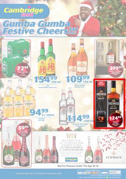 Cambridge Liquor Gauteng : November Month End (22 Nov - 4 Dec 2018), page 1