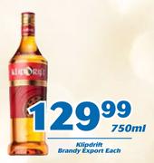 Klipdrift Brandy Export-750ml