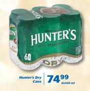 Hunter's Dry Cans-6x440ml