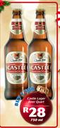 Castle Lager Beer Quart-2 x 750ml