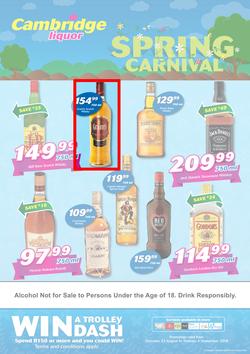 Cambridge Liquor Gauteng : Spring Carnival (23 Aug - 4 Sept 2018), page 1