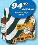 Savanna Dry NRB's-6x500ml