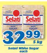 Selati White Sugar-5Kg Each