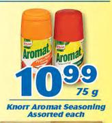 Knorr Aromat Seasoning Assorted-75g Each