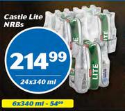 Castle Lite NRB's-6 x 340ml