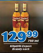 Klidrift Export Brandy-750ml Each