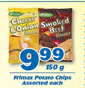 Frimax Potato Chips Assorted-150g Each