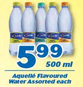 Aquelle Flavoured Water Assorted-500ml Each