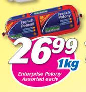 Enterprise Polony Assorted-1Kg Each