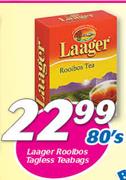 Laager Rooibos Tagless Teabags-80's Pack