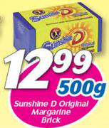 Sunshine D Original Margarine Brick-500g