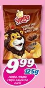 Simba Potato Chips Assorted-125g Each