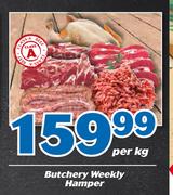 Butchery Weekly Hamper-Per Kg