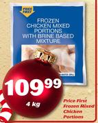 Price First Frozen Mixed Chicken Portions-4Kg