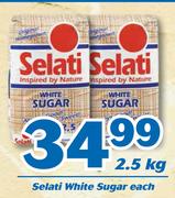 Selati White Sugar-2.5Kg Each