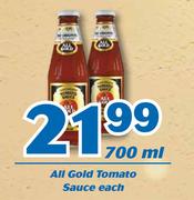 All Gold Tomato Sauce 700ml-Each