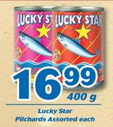 Lucky Star Pilchards 400g-Each