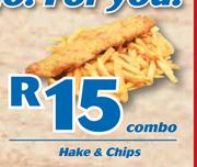 Hake & Chips Combo