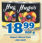 Hugo's Mixed Fruit Jam 900g-Each