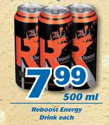 Reboost Energy Drink 500ml-Each