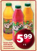 Fusion Dairy Fruit Blend Concentrate 1L-Each
