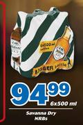 Savanna Dry NRBs-6X500ml