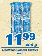 Lighthouse Special Candles 400g-Each