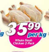 Whole Chicken 2 Pack-Per Kg