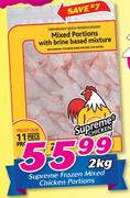 Supreme Frozen Mixed Chicken Portions-2kg