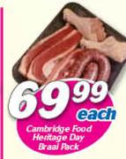 Cambridge Food Heritage Day Braai Pack-Each