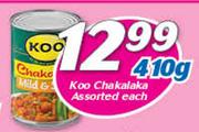 Koo Chakalaka-410g Each