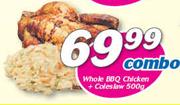 Whole BBQ Chicken + Coles Law-500g Combo