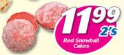 Red Snowball Cakes 2’s