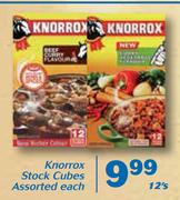 Knorrox Stock Cubes Assorted-12's Each