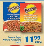 Imana Soya Mince Assorted-200g Each