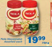 Nola Mayonnaise Assorted-750g Each