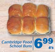 Cambridge Food School Buns-6's