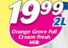 Orange Grove Full Cream Fresh Milk-2Ltr