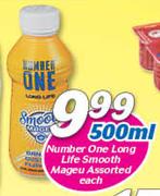 Number One Long Life Smooth Mageu-500ml Each