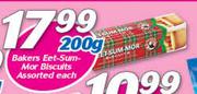 Bakers Eet-Sum-Mor Biscuits-200g Each