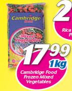 Cambridge Food Frozen Mixed Vegetables-1kg