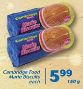 Cambridge Food Marie Biscuits-150g Each