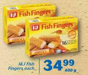 I&J Fish Fingers-400g Each
