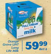 Orange Grove UHT Long Life Milk-6x1Ltr