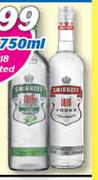 Smimoff 18 18 Vodka-750ml Each