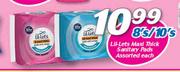 Lil-Lets Maxi Thick Sanitary Pads 8’s/10’s-Each